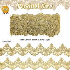 7.5 Yards Polyamide Flower Embroidery Lace Trim for Garment Accessories&nbsp;OCOR-NB0002-02