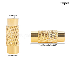 Column Brass Screw Clasps&nbsp;KK-PH0035-95G