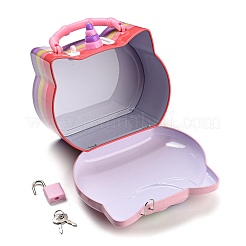 Unicorn Head Iron Money Banks for Kids&nbsp;AJEW-G053-01A