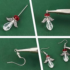 DIY Christmas Dangle Earring Making Kit&nbsp;DIY-SC0018-92