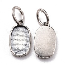 Thailand Sterling Silver Pendant Settings&nbsp;STER-A071-01AS