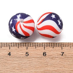 Food Grade Eco-Friendly Printed Silicone Beads&nbsp;SIL-A013-01A-02
