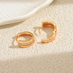 Brass Oval Hoop Earrings&nbsp;AU4169