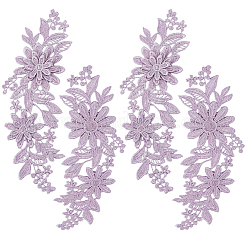 2 Pairs Polyester Clothing Patches&nbsp;DIY-GF0013-19B