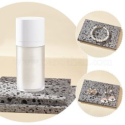 Rectangle Natural Poriferous Marble Ornaments&nbsp;DJEW-WH0015-49A