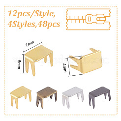 48Pcs 4 Colors Clothing Accessories&nbsp;IFIN-GO0001-01