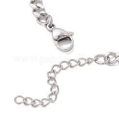 Alloy Wing & Shell Pearl Link Bracelets&nbsp;BJEW-TA00701