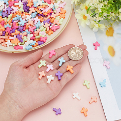 500Pcs Opaque Acrylic Beads&nbsp;SACR-HY0001-11