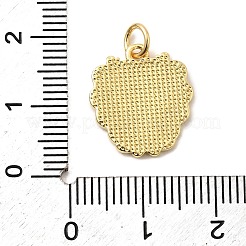 Brass Enamel Pendants&nbsp;KK-A268-15G-03