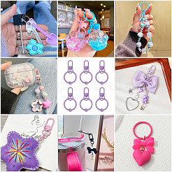 10Pcs Zinc Alloy Baking Paint Swivel Snap Hooks Clasps&nbsp;FIND-TADJ0001-27H