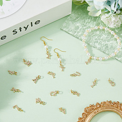 26pcs 26 Styles Brass Charms&nbsp;KK-SC0006-32