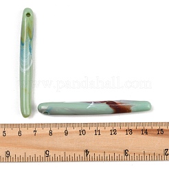 Opaque Acrylic Imitation Jade Big Pendants&nbsp;OACR-T033-13B