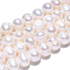 Natural Cultured Freshwater Pearl Beads Strands&nbsp;PEAR-N013-06K