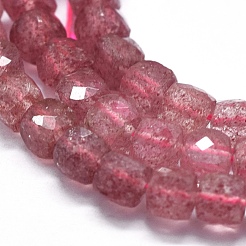 Natural Strawberry Quartz Beads Strands&nbsp;G-D0013-38