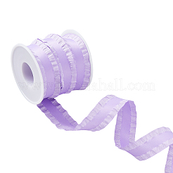 10 Yards Polyester Pleated Edged Ribbon for Clothing Decoration&nbsp;DIY-FI0001-13D