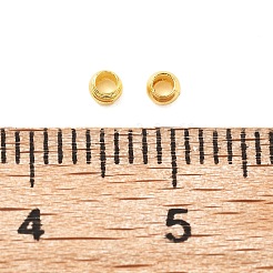 Brass Crimp Beads&nbsp;KK-S509-01G-03