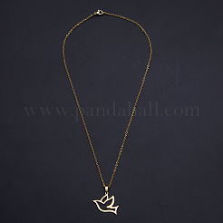 201 Stainless Steel Pendants Necklaces&nbsp;LS-NJEW-S105-JN670-45-2