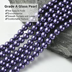 Eco-Friendly Grade A Glass Pearl Beads&nbsp;HY-J002-6mm-HX073