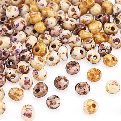 480Pcs 4 Colors Picasso Glass Seed Beads&nbsp;SEED-TA0001-07A