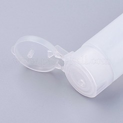 50ml Transparent PE Plastic Flip Top Cap Bottles&nbsp;MRMJ-WH0010-02-50ml