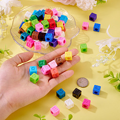 150Pcs Opaque Acrylic European Beads&nbsp;SACR-TA0001-59B