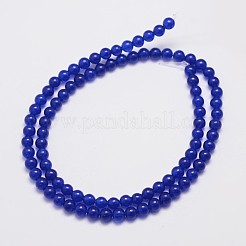 Natural & Dyed Malaysia Jade Bead Strands&nbsp;G-A146-4mm-A22