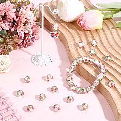 60Pcs Handmade Glod Sand Lampwork Beads&nbsp;LAMP-PA0001-57