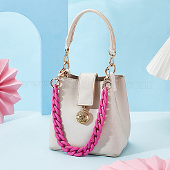 Acrylic Twisted Chain Bag Chains&nbsp;PURS-WH0006-09
