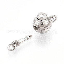 925 Sterling Silver Box Clasps&nbsp;STER-T007-138P