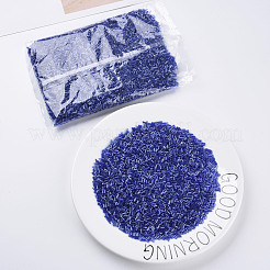 Transparent Colours Luster Glass Bugle Beads&nbsp;SEED-N005-001-A02