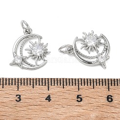 SHEGRACE Valentine's Day Brass Clear Cubic Zirconia Pendants&nbsp;XGRQ3K225-536P
