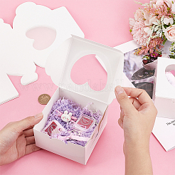 Square Kraft Paper Muffin Storage Gift Boxes&nbsp;CON-WH0095-95A