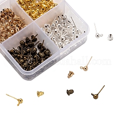 Iron Ball Stud Earring Findings&nbsp;IFIN-CJ0001-29