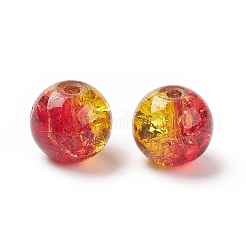 25Pcs Transparent Crackle Glass Beads&nbsp;CCG-XCP0001-02A