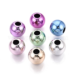 UV Plating Opaque Acrylic European Beads&nbsp;OACR-Q200-01