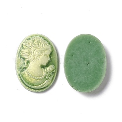 Cameos Opaque Resin Cabochons&nbsp;X-RESI-C016-01B