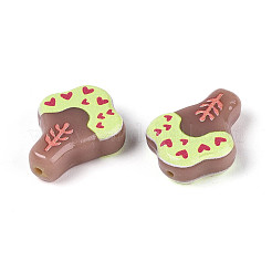 Printed Opaque Resin Beads&nbsp;RESI-N043-20A