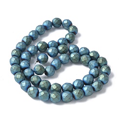 Electroplated Synthetic Non-magnetic Hematite Beads Strands&nbsp;G-S382-01H