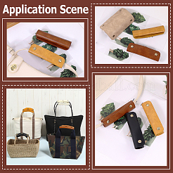 4Pcs PU Leather Luggage Handle Wrap Covers&nbsp;DIY-BBC0002-94B