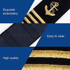 Polyester Fiber Sailor Epaulettes&nbsp;AJEW-WH20006-121B