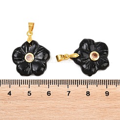 Natural Obsidian Carved Pendants&nbsp;G-A315-01G-05