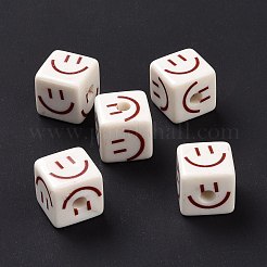 Opaque Printed Acrylic Beads&nbsp;LS-MACR-C007-01L