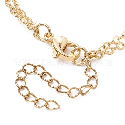 Brass Macrame Pouch Braided Gemstone Holder Bracelet Making&nbsp;BJEW-JB09645-01