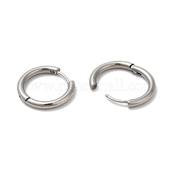 Tarnish Resistant 202 Huggie Hoop Earrings with 304 Stainless Steel Pins for Women&nbsp;EJEW-Q767-02F-P