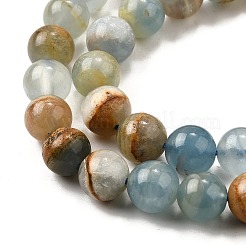 Natural Blue Calcite Beads Strands&nbsp;G-H312-C02-8mm