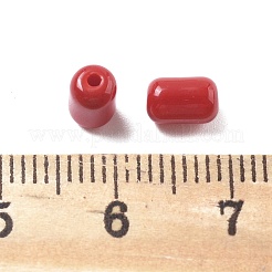 Opaque Imitation Jade Glass Beads&nbsp;GLAA-Z012-02F