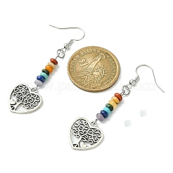 Alloy Tree of Life Dangle Earrings&nbsp;EJEW-JE05462-03