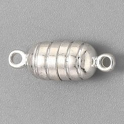 Brass Magnetic Clasps with Loops&nbsp;KK-O134-13S