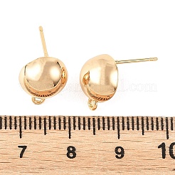 SHEGRACE Brass Stud Earring Findings&nbsp;XGRQ64085-867G
