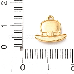 304 Stainless Steel Pendant Cabochon Settings for Enamel&nbsp;STAS-Z204-02G